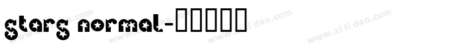 Stars Normal字体转换